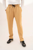 BEIGE - PLEATED STRAIGTH TROUSER