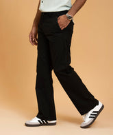 ESSENTIAL BLACK KOREAN SLACKS