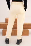 CREAM - PLEATED STRAIGTH TROUSER