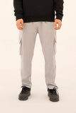 HEATHER GRAY 5-POCKET CARGO TROUSER