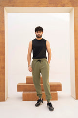 OLIVE JOGGER PANT