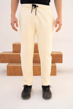 CREAM - PLEATED STRAIGTH TROUSER