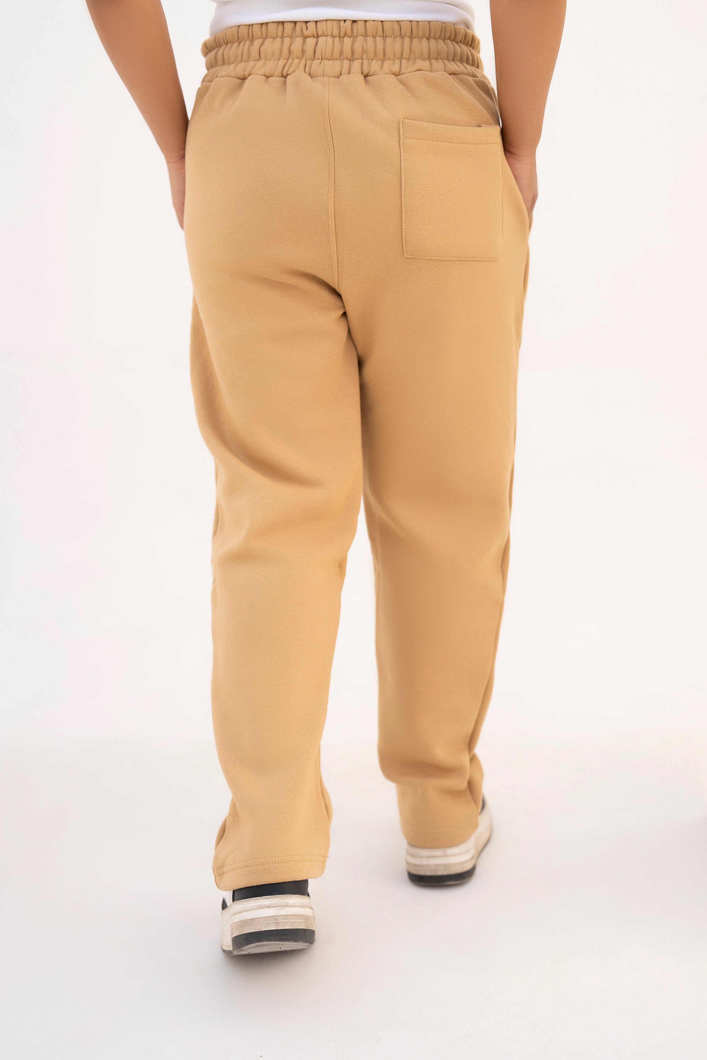 BEIGE - PLEATED STRAIGTH TROUSER