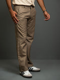 ESSENTIAL BROWN KOREAN SLACKS