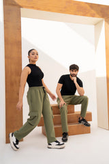 OLIVE 5-POCKET CARGO TROUSER