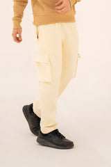 CREAM 5-POCKET CARGO TROUSER