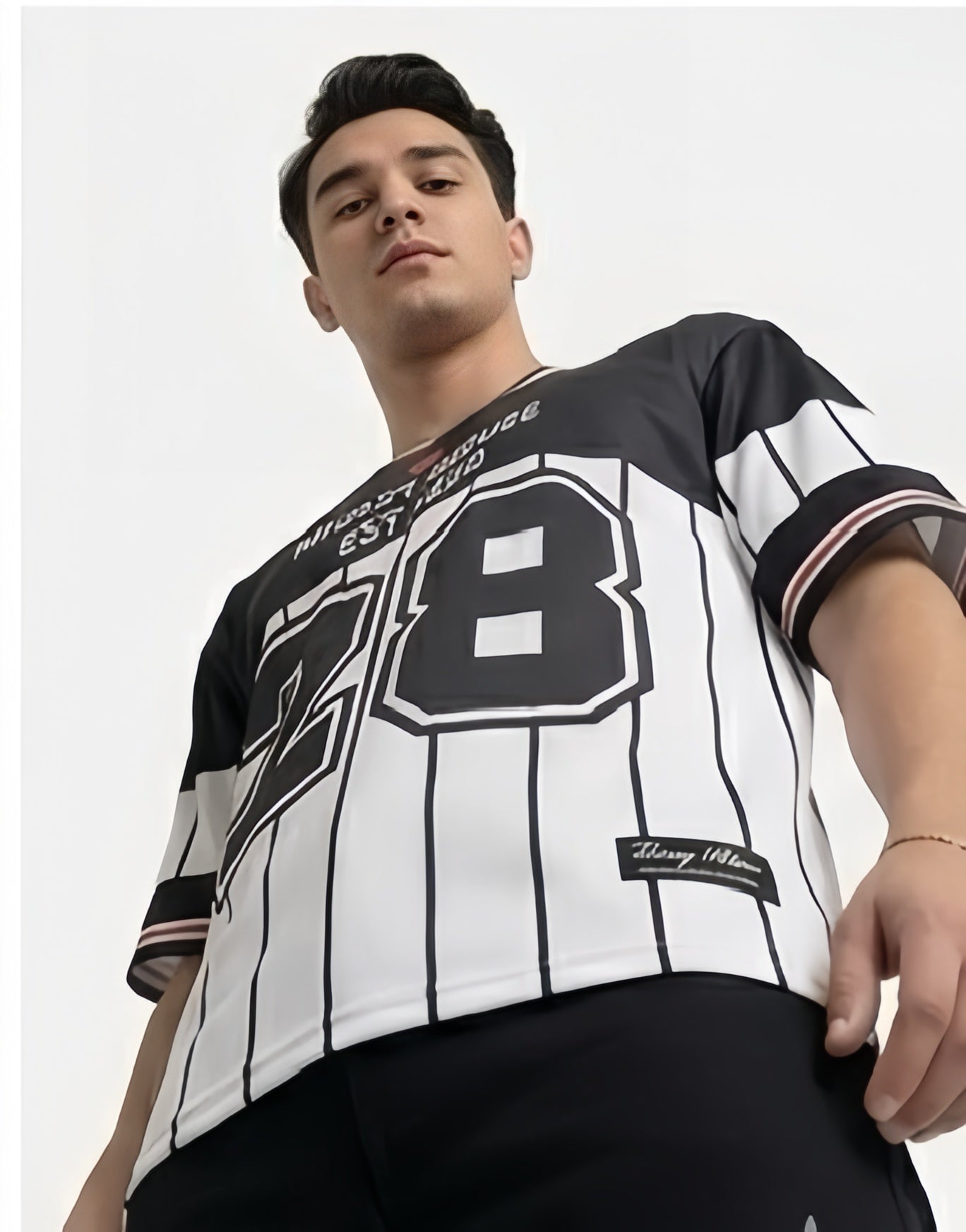 Retro Mickey Mouse Oversized Baseball Jersey