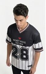 Retro Mickey Mouse Oversized Baseball Jersey