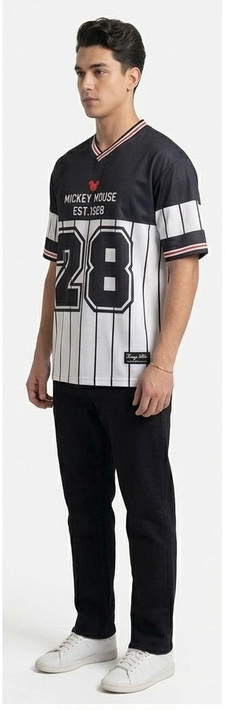 Retro Mickey Mouse Oversized Baseball Jersey