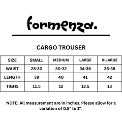 BLACK 5-POCKET CARGO TROUSER
