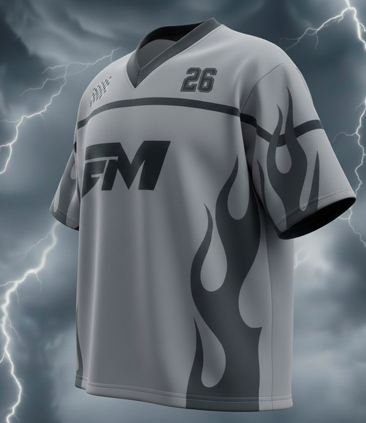 SILVER STROM BOX FIT JERSEY